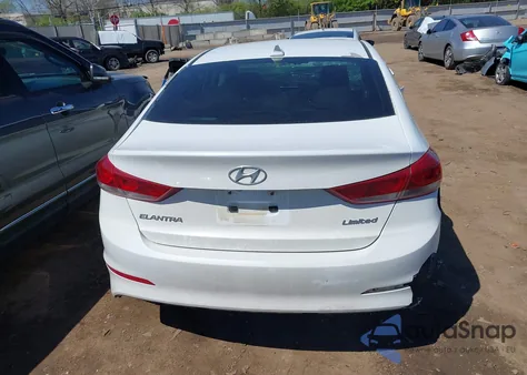 2017 Hyundai Elantra Limited from USA, damaged, VIN 5NPD84LF3HH034630